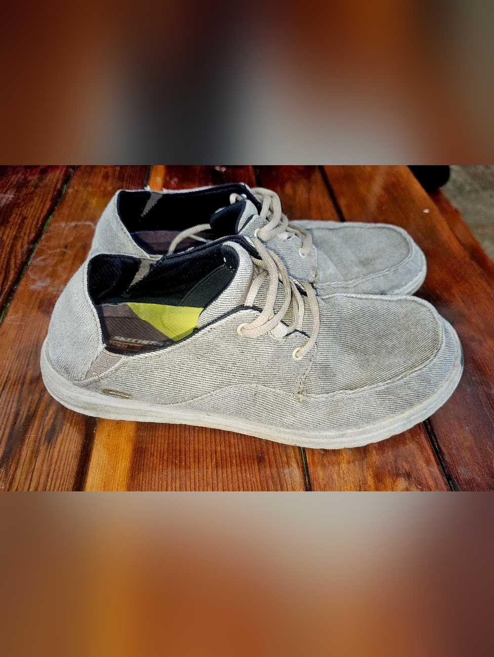 Skechers Melson Canvas Slip On  Shoes Mens